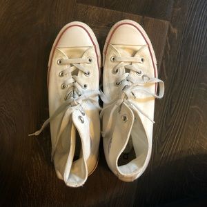 Used high top converse shoes
